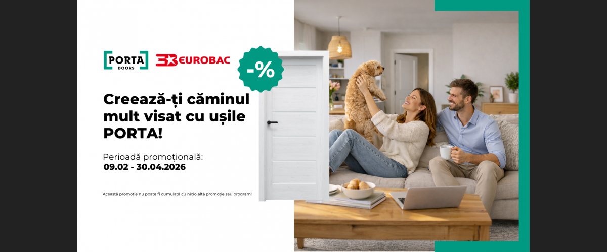 Promoția de primăvară la ușile PORTA DOORS!