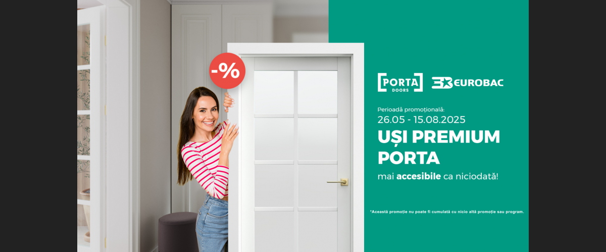Promoția de vară la ușile PORTA DOORS!